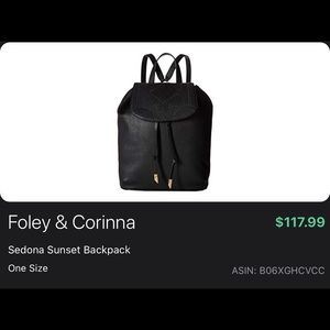 Foley and Corinna leather backpack